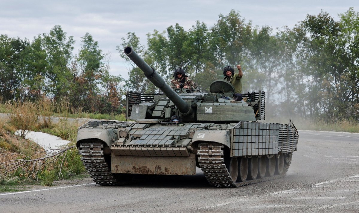 PÖIALT PÜSTI: Ukraina väed edenevad jõudsalt.