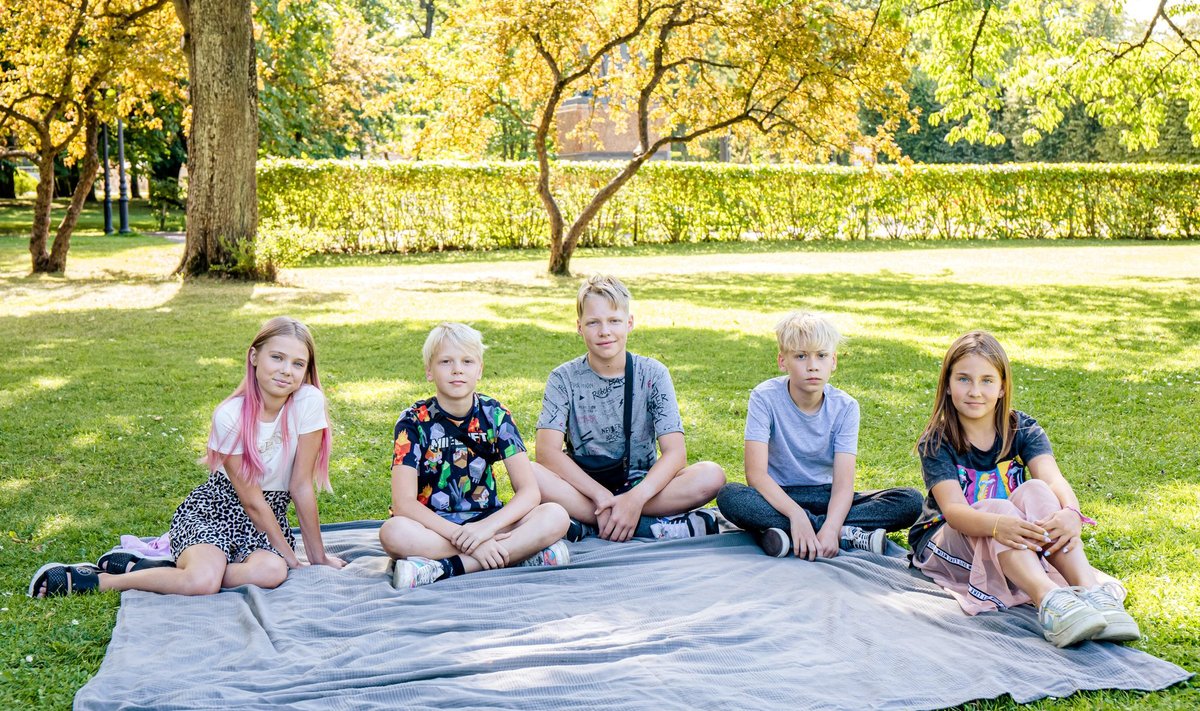 Heidi, Ferdinand, Rudolf Mattias, Georg ja Emma Helena.