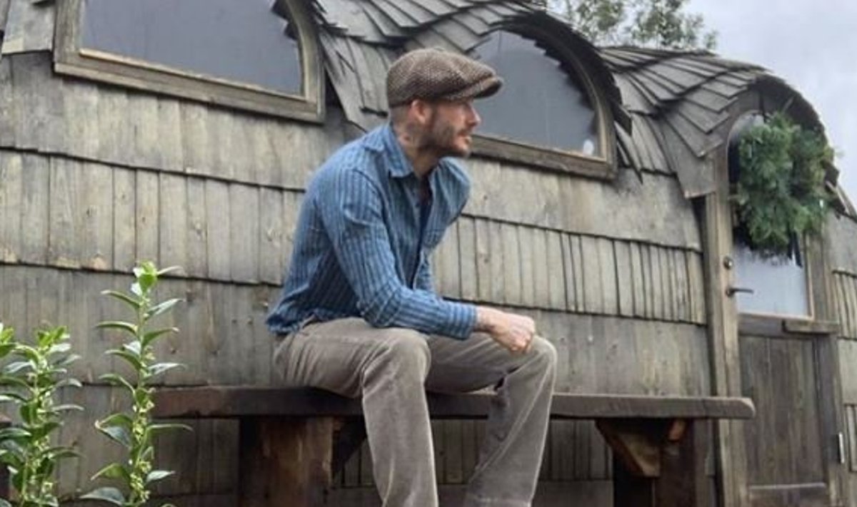 David Beckham Iglucrafti sauna ees