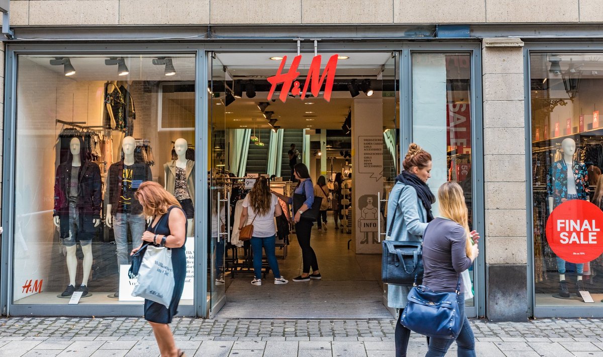 H&M on sel aastal sulgenud üle 200 poe ja koondab nüüd 1500 töötajat.