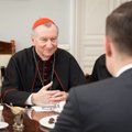 ФОТО: Рыйвас встретился с государственным секретарем Святого Престола кардиналом Пьетро Паролином