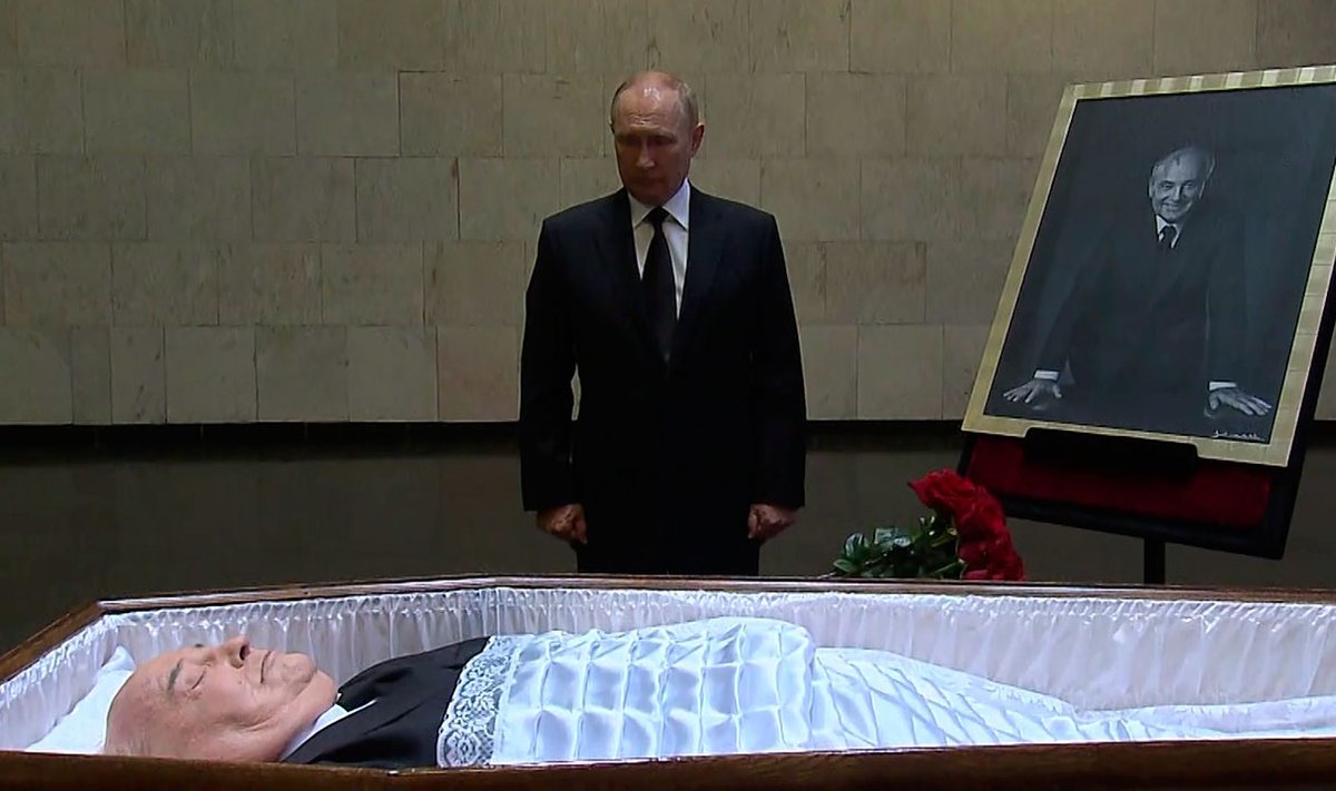 Putin Mihhail Gorbatšovi ärasaatmisel