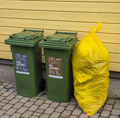 Korteriühistutele lisaks pakub TVO prügi liigiti kogumise lahendust ka eramule.