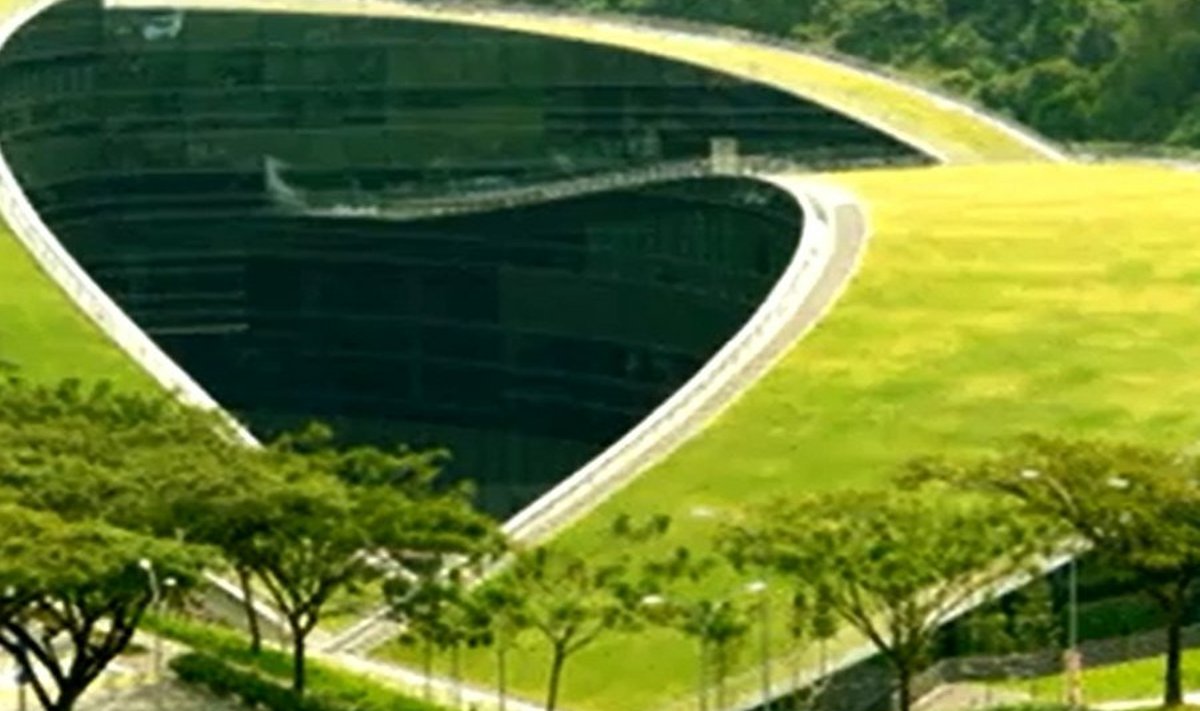 Kunstikool Nanyangi ülikoolis Singapuris. Ekraanitõmmis videost
