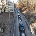 FOTOD | Tohutud ummikud. Teetööde taasalustamine kulutab Tallinna südalinnas autojuhtide närve