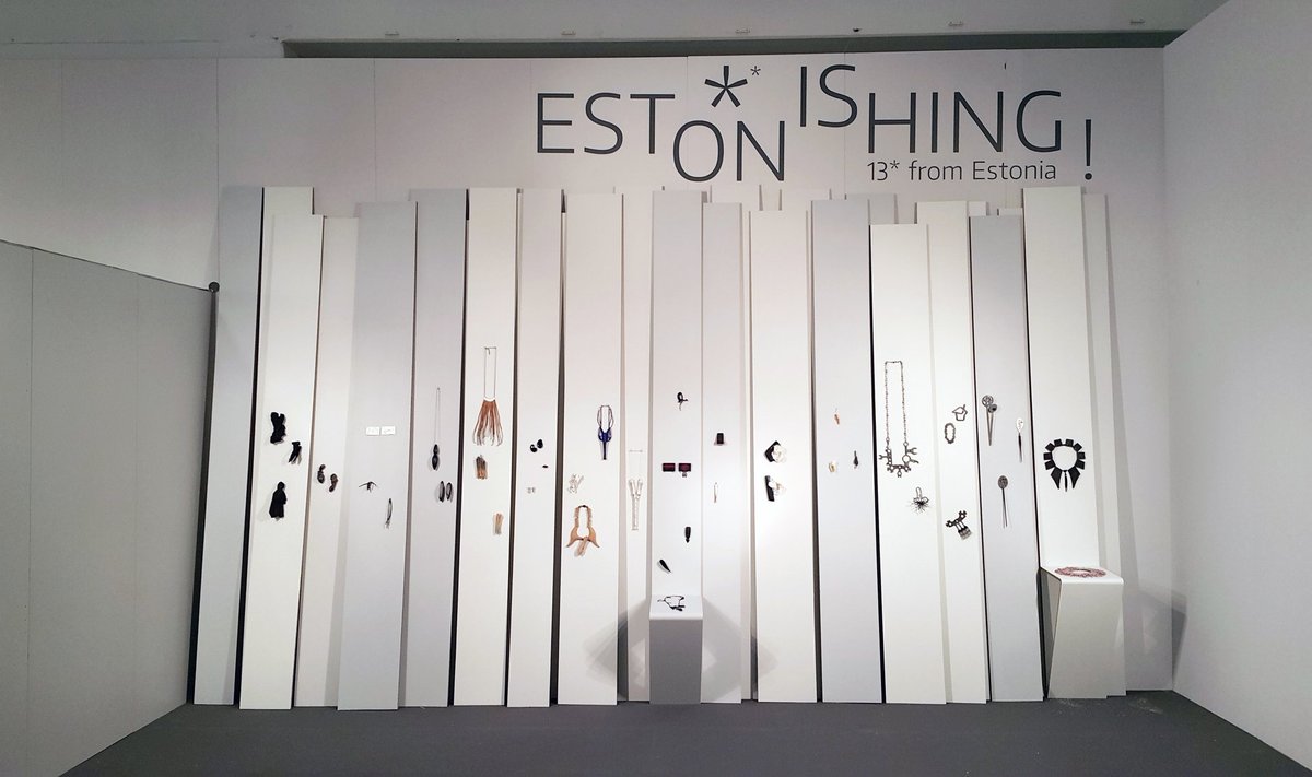 Näitus "Estonishing!" kaasaegse ehtekunsti olulisimal sündmusel Schmuck Münchenis.