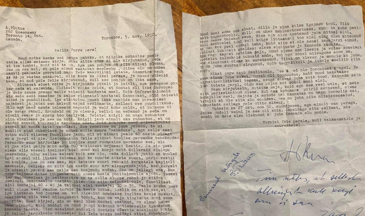 KAUGEL KODUST: USA-s, Lääne-Virginia osariigis, Charlestoni linnas leidis kohalik mees kraavist eestikeelse kirja.