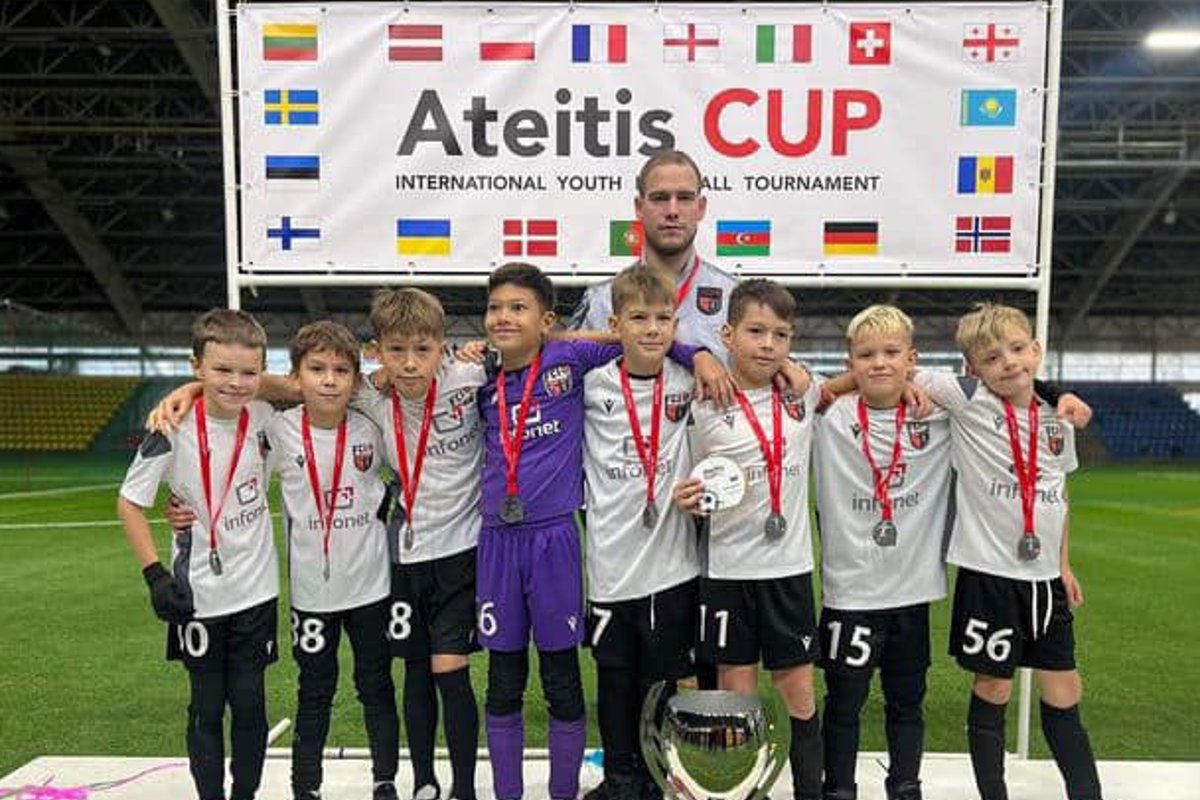 Юные футболисты из Эстонии ярко выступили на престижном турнире - Ateitis CUP
