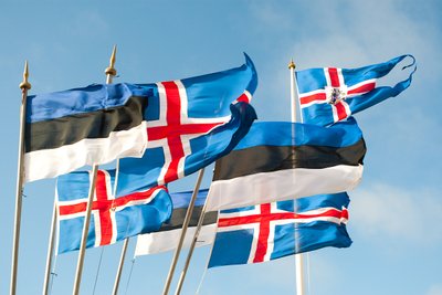 Islandi ja Eesti lipud