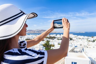 Kreeka saared, näiteks Myknos, pakuvad võimalusi imelisteks reisipiltideks ka algajale reisifotograafile.