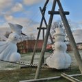 GALERII | Dobele linna Lätis kaunistavad igal talvel hiiglaslikud lumememmed