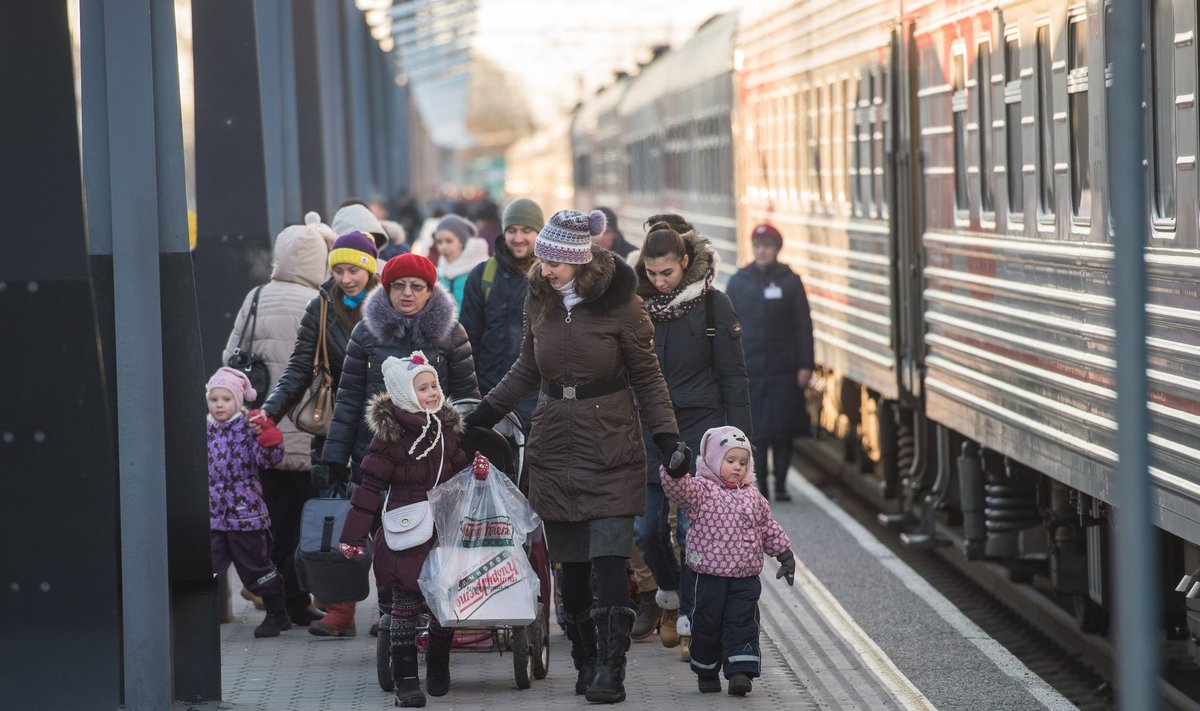 Moskva-Tallinn rong saabus Balti jaama