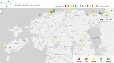 Õhuseirest nähtub, et Tallinna külje all on õhukvaliteet kohati lausa halb.