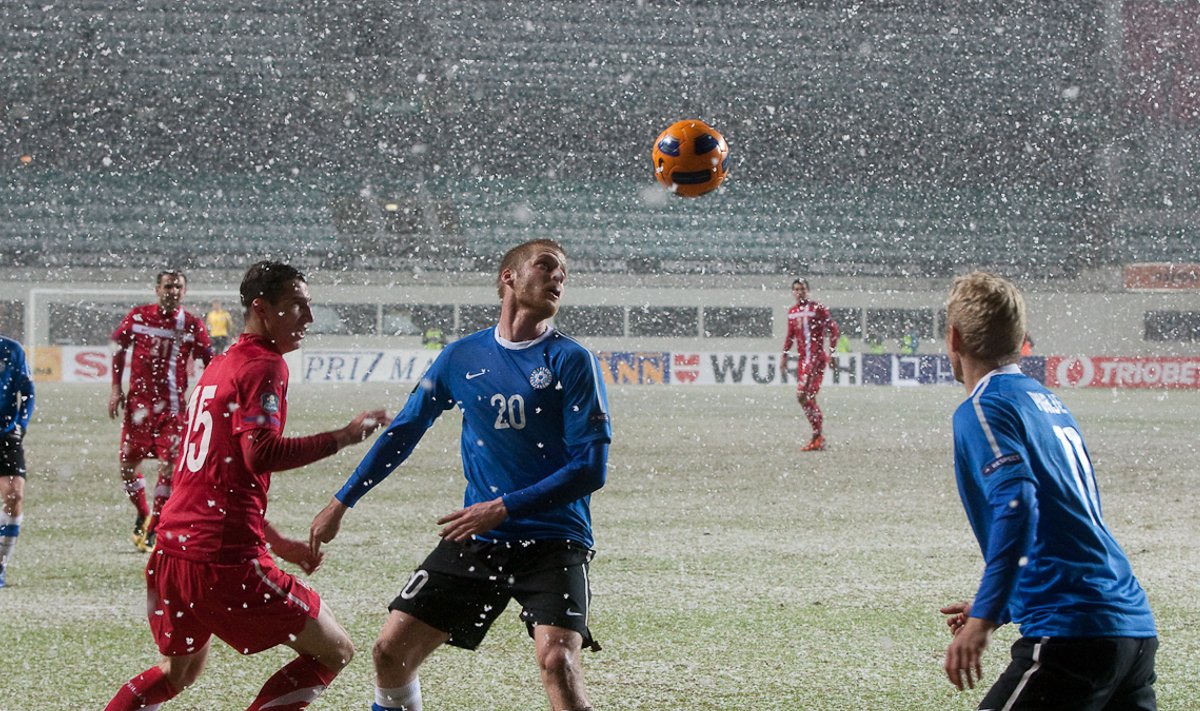 Eesti-Serbia mäng Lillekülas 2011. aastal. 
