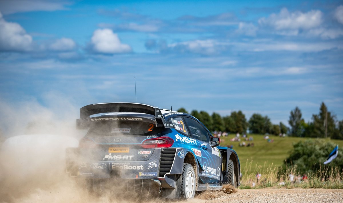 Elfyn Evans 2019. aasta Rally Estonial.