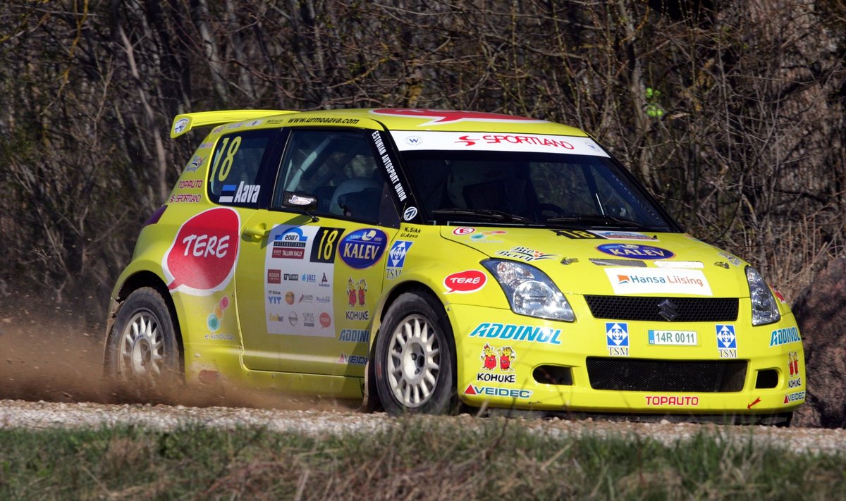 Suzuki JWRC auto ei vedanud Urmo Aavat ka teist korda tšempionitiitlini.