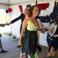 FOTO: Krista Lensin säras USA saatkonna pidulikul vastuvõtul