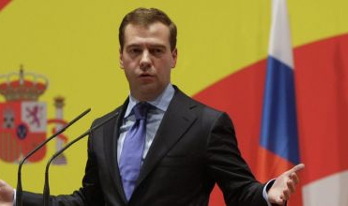 Dmitri Medvedev Hispaanias