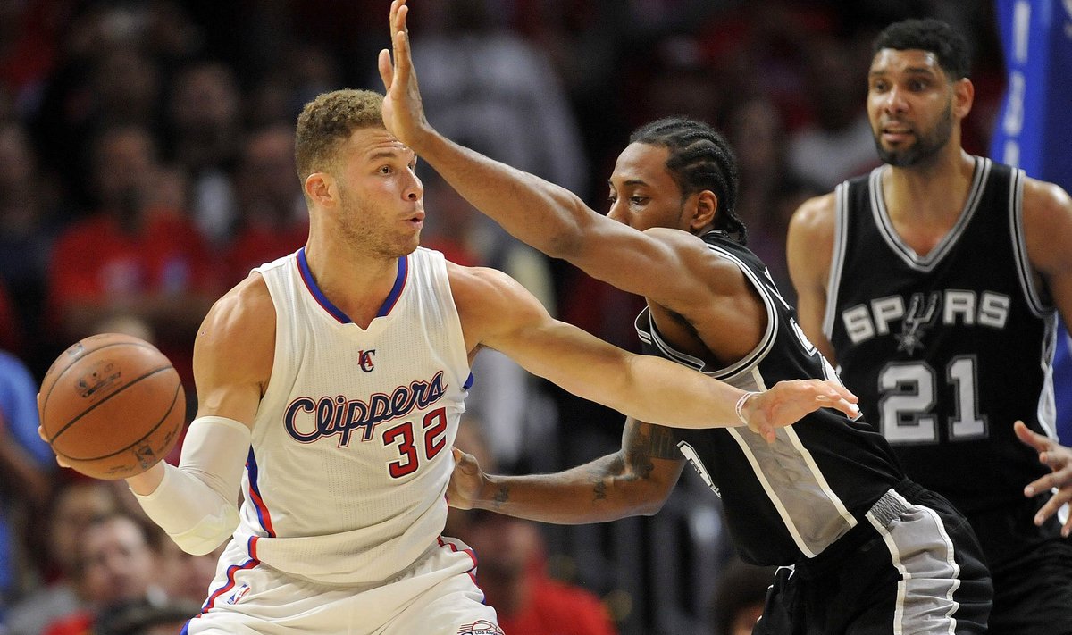 NBA: Playoffs-San Antonio Spurs at Los Angeles Clippers