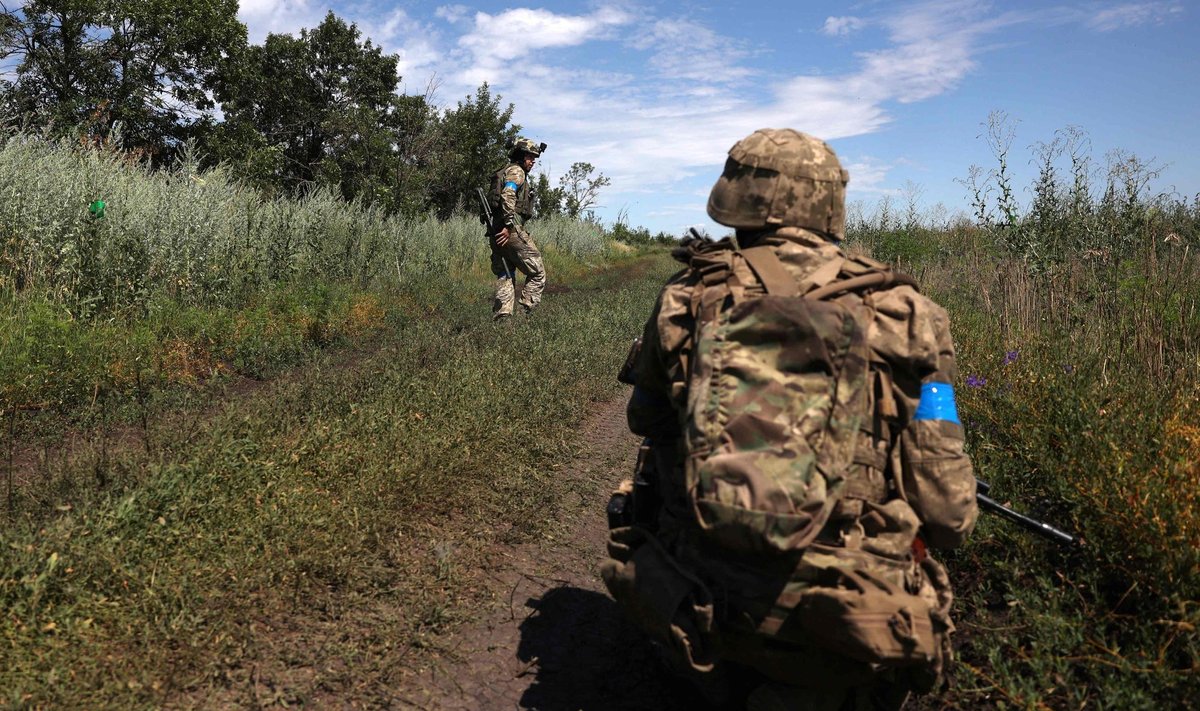 Ukraina sõdurid Klištšijivka lähedal, 13. juuli