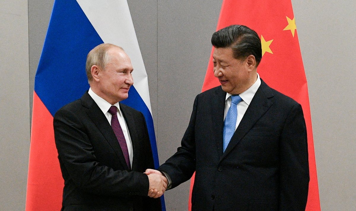 Vene president Vladimir Putin ja Hiina president Xi Jinping 2019. aastal