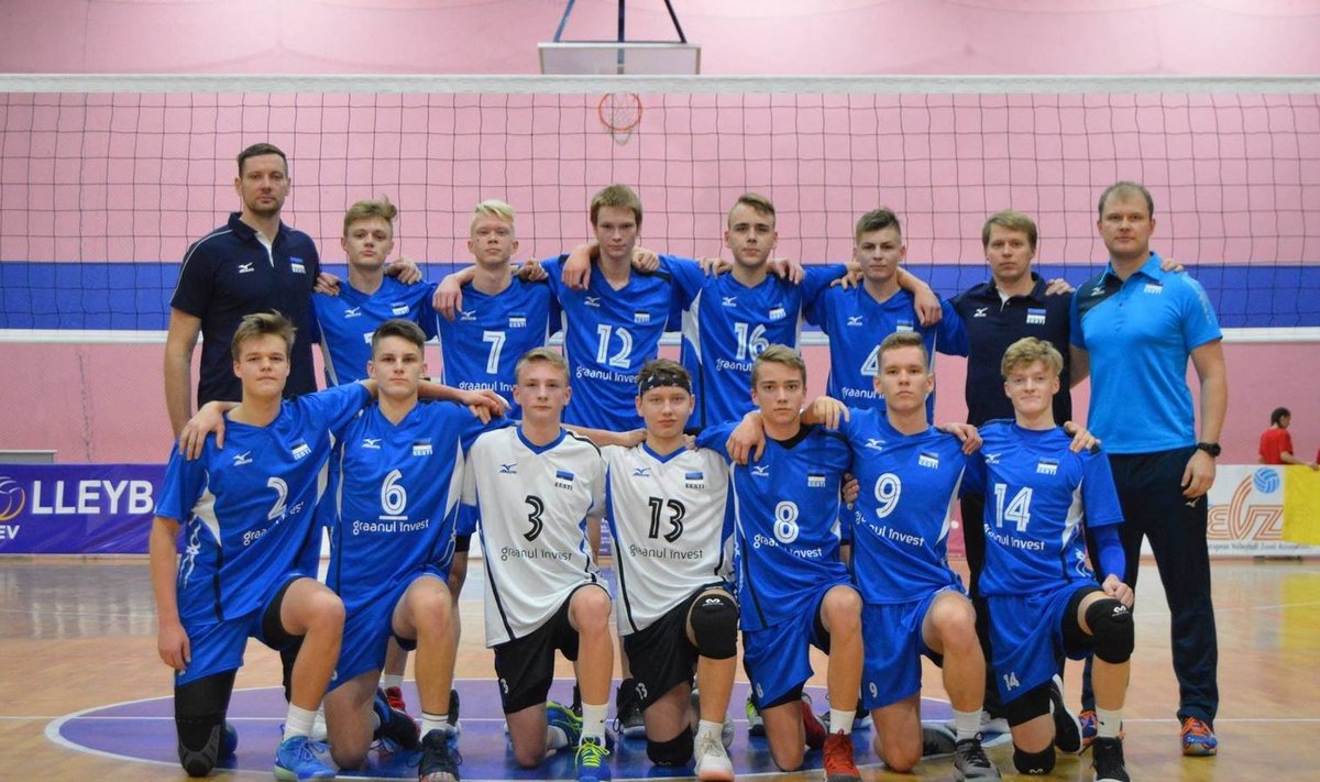 Eesti U15 vanuseklassi poiste võrkpallikoondis 