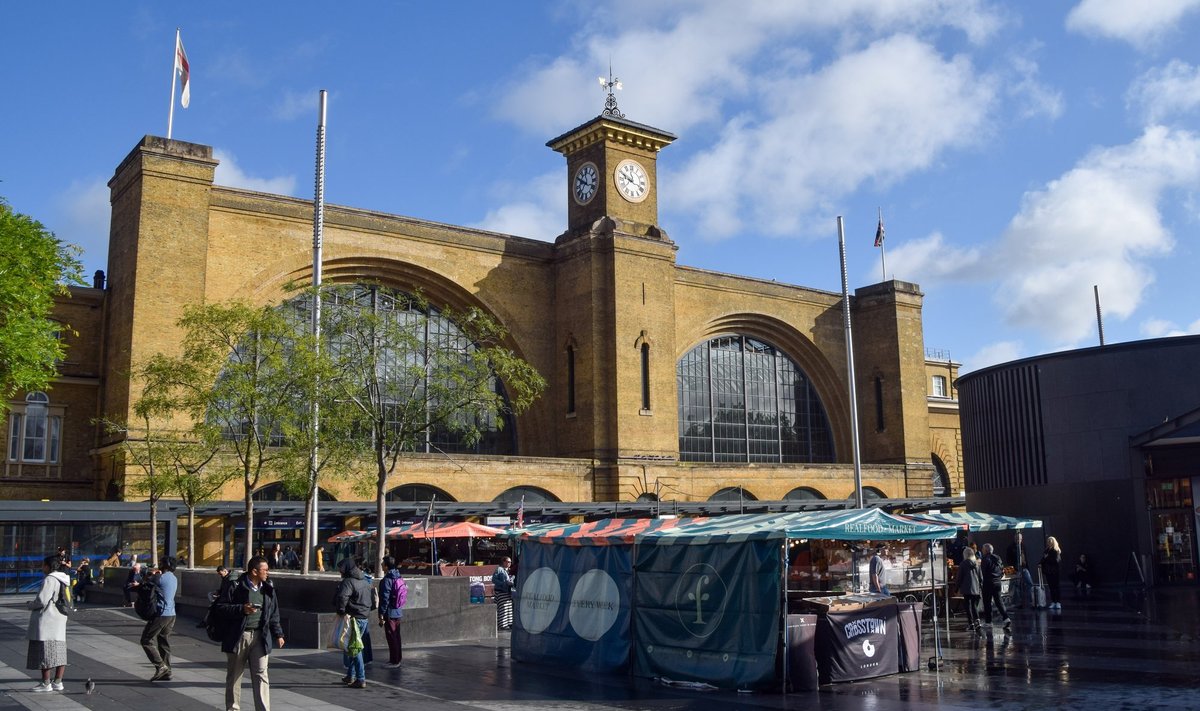 King’s Crossi rongijaam Londonis, mis oli üks kübervandalismist mõjutatud jaamadest