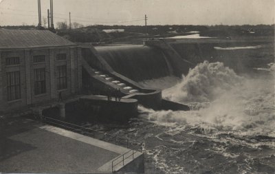 Linnamäe hüdroelektrijaam Jägala joal 1920ndatel
