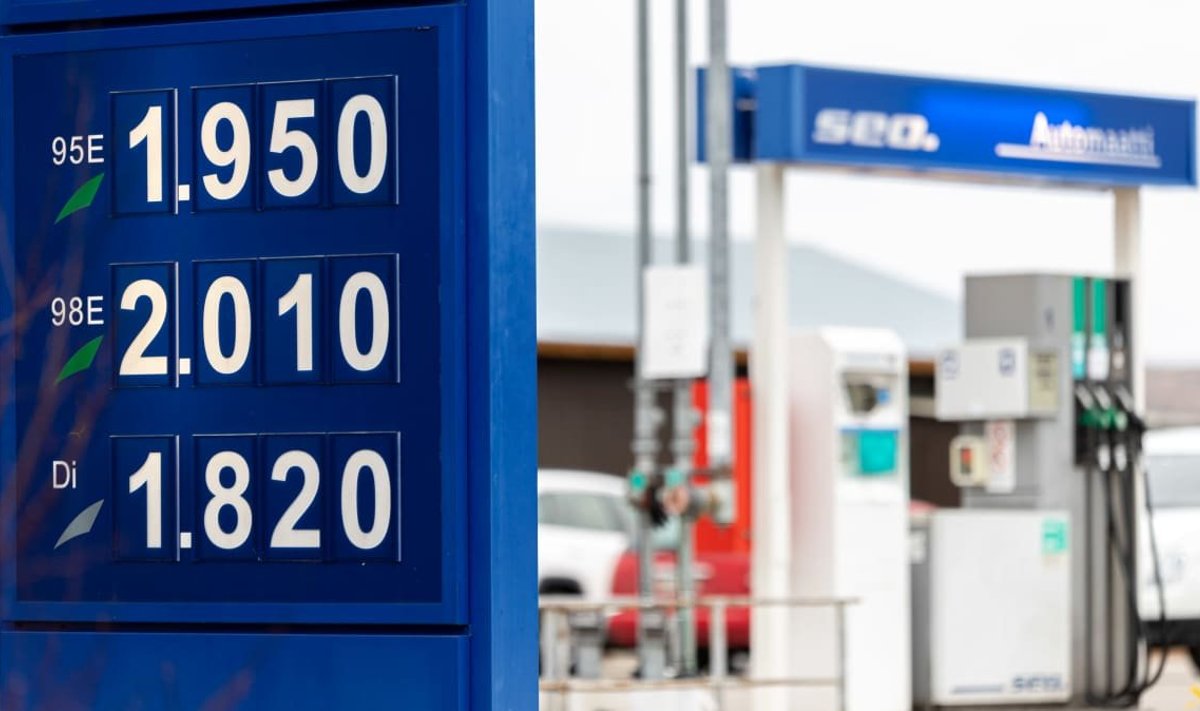 Kalleim bensiiniliiter maksab Soomes juba 2,010 eurot.