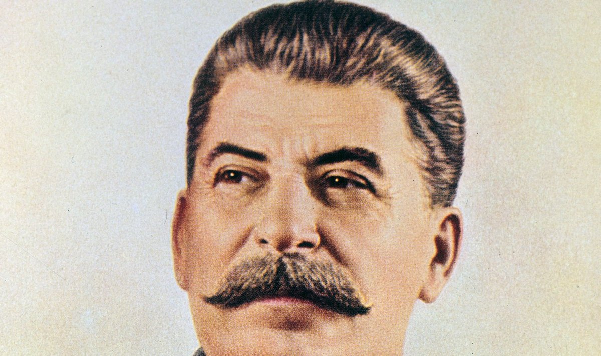 A copy of Joseph Stalin's portrait