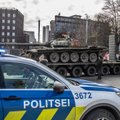 Путешествие подбитого российского танка по Эстонии заканчивается. Несколько городов отказались его выставлять