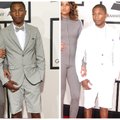 FOTO: Pharrell Williams kandis Grammyde jagamisel värvi muutvat ülikonda