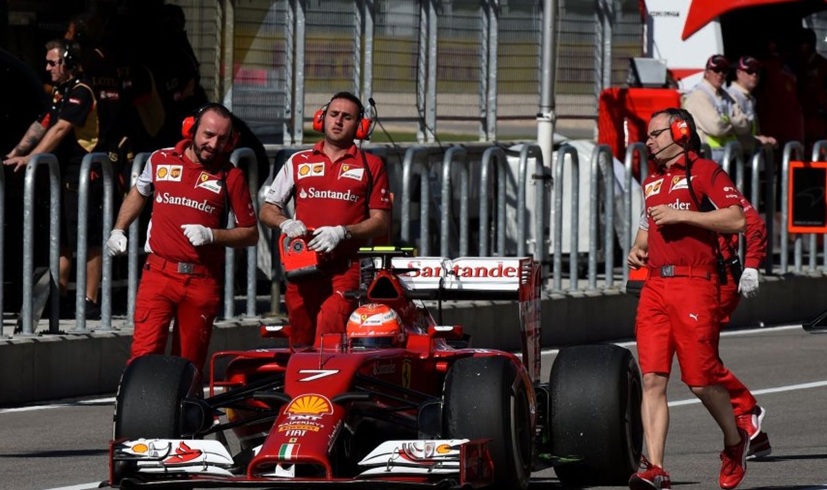 Kimi Räikkönen Ferrari roolis