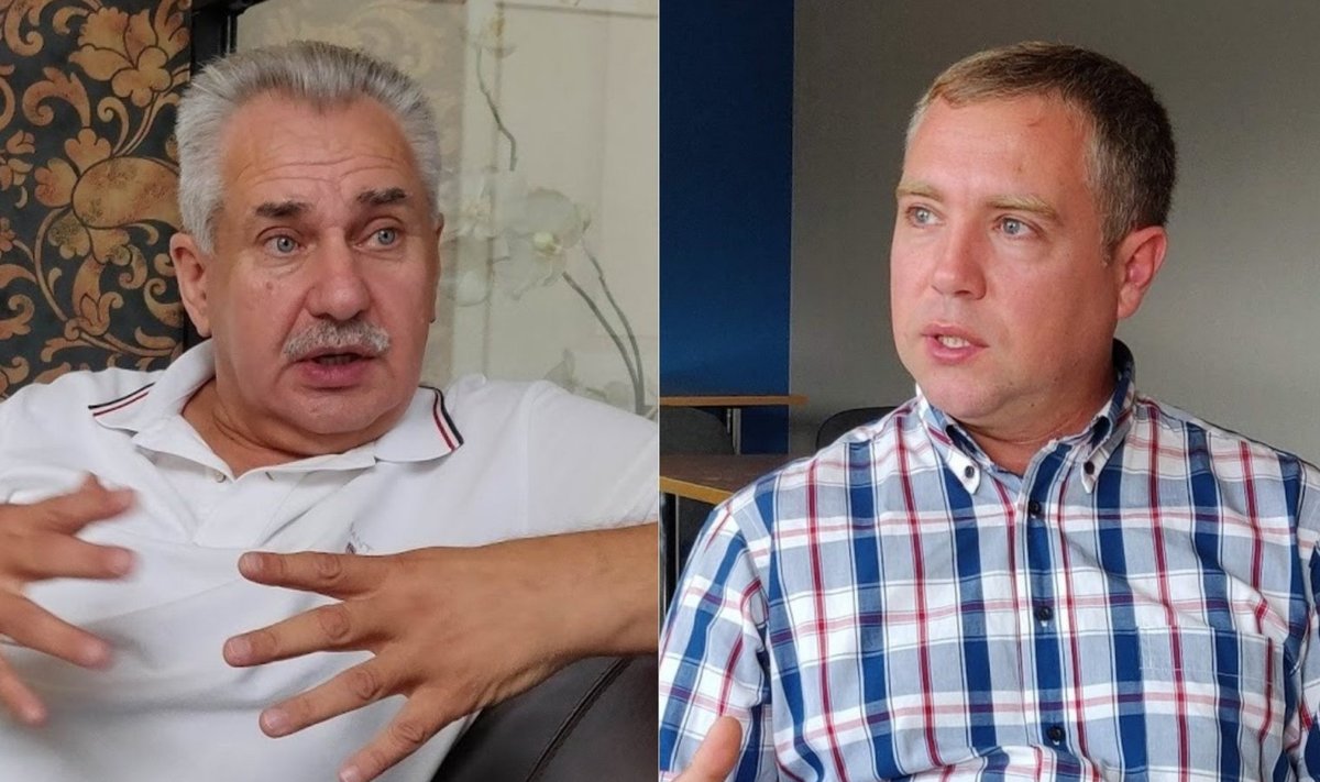 Narva volikogu liikmed Aleksei Voronov ja Ants Kutti