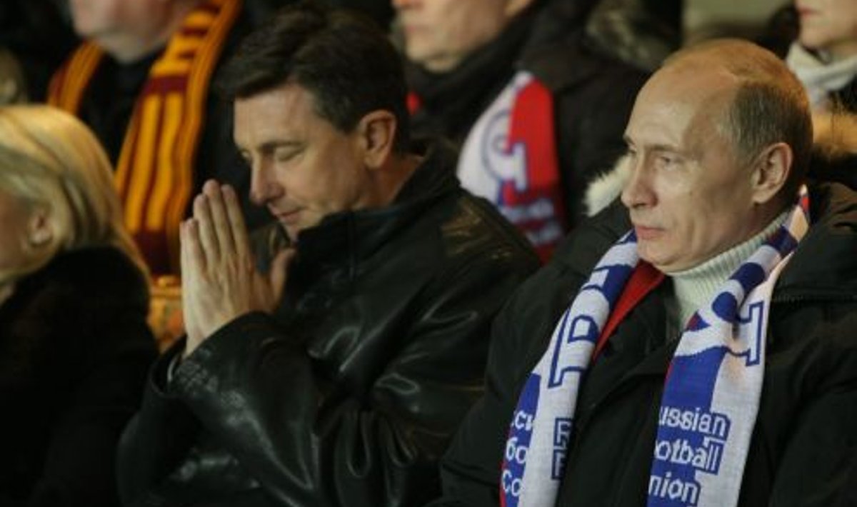 Borut Pahor ja Vladimir Putin