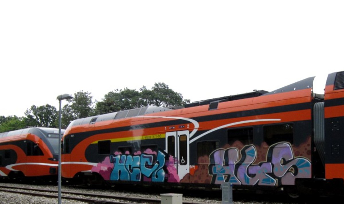 Grafiti rongivagunil
