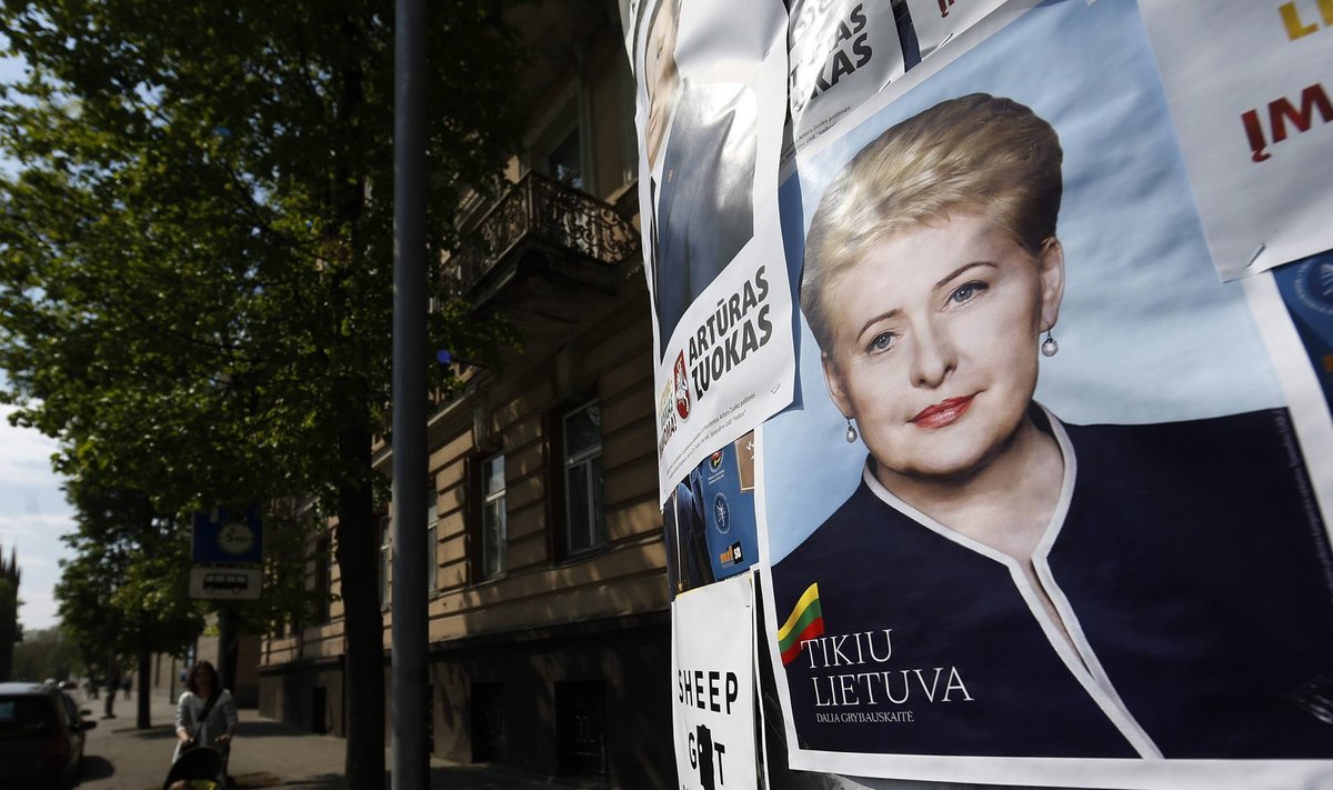 Leedu presidendivalimiste esimeses voorus kahe nädala eest jäi Dalia Grybauskaitėl seljavõidust ainult pisut puudu.