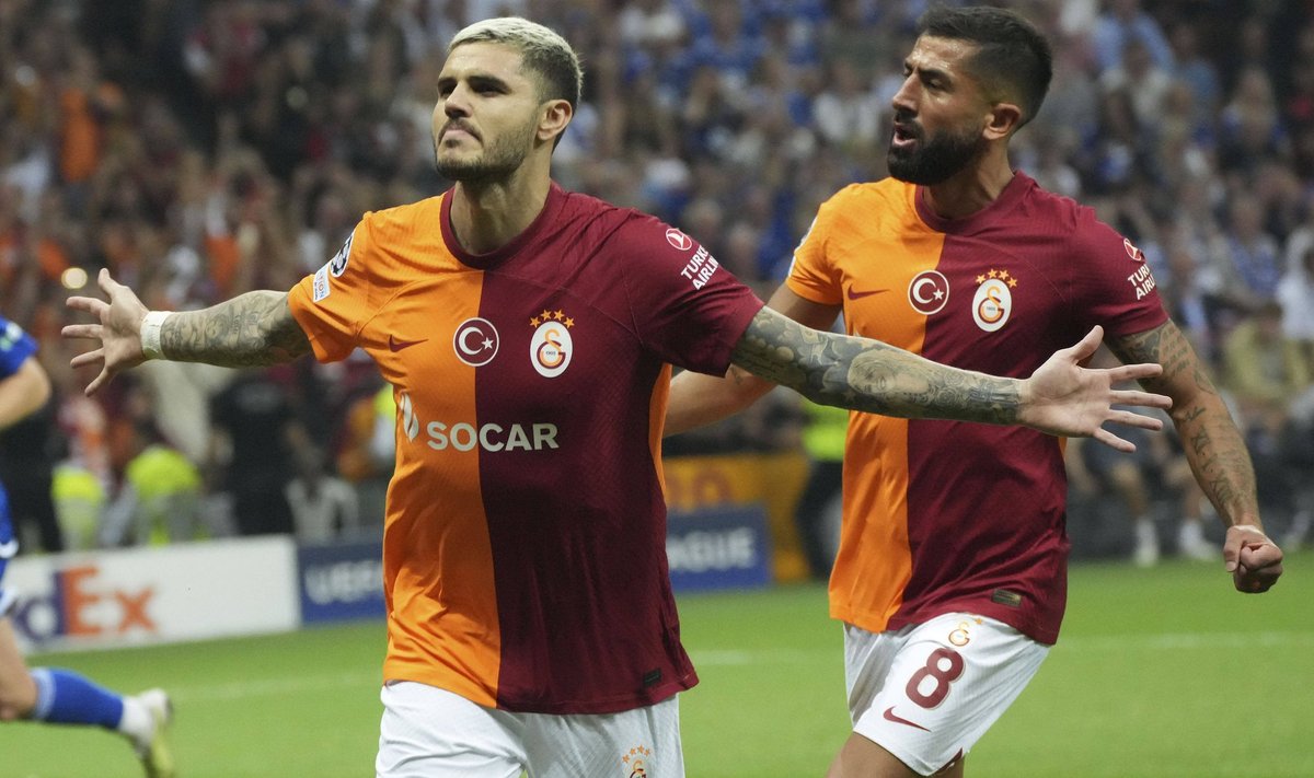 Mauro Icardi vedas Istanbuli Galatasaray Meistrite liiga põhihooajale.
