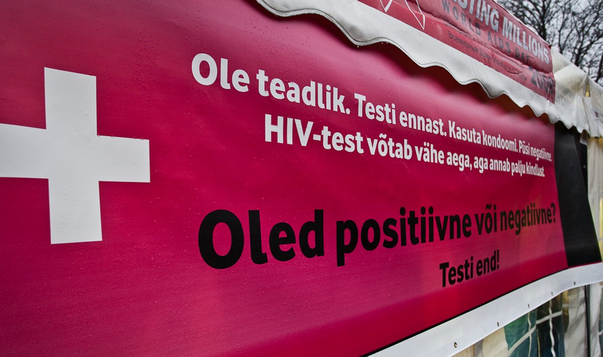 HIV-päev Tammsaare pargis
