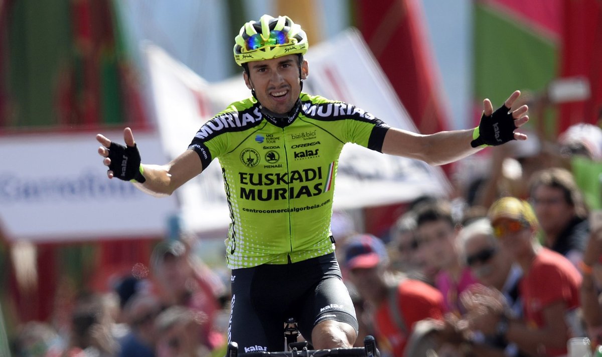 Vueltal etapi võitnud Oscar Rodriguez 