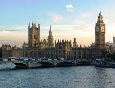 Westminsteri palees tegutseb Briti parlament.