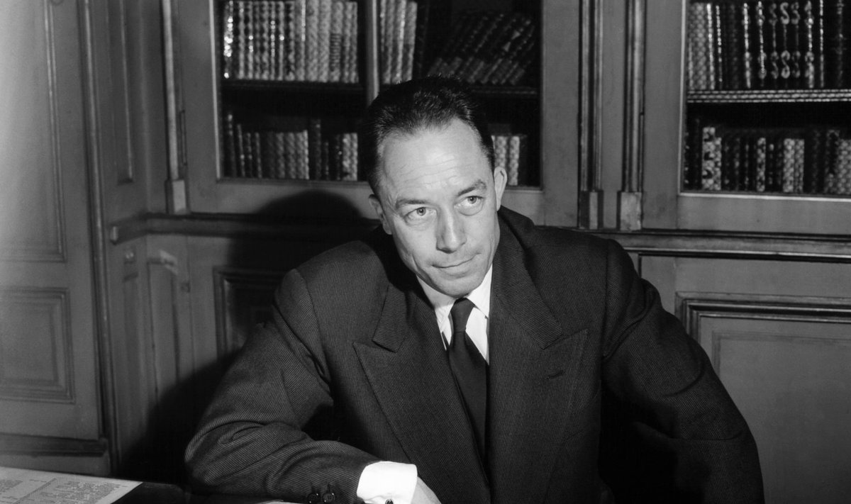 Albert Camus 1957. aasta sügisel, mil KGB oli ta väidetavalt juba sihikule võtnud