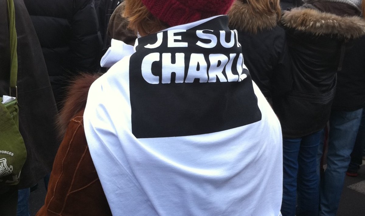 Solidaarsusmarss Pariisis Charlie Hebdo hukkunud ajakirjanike toetuseks