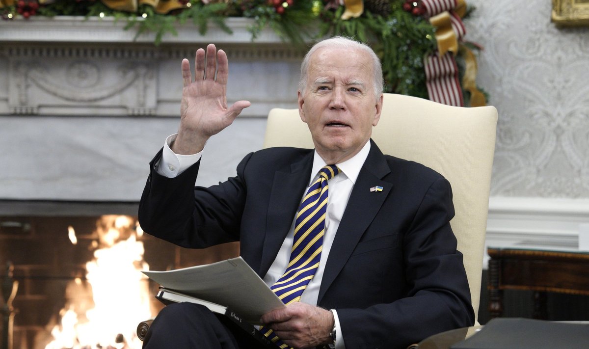 KÕVA SÕNA: „Jah,“ oli USA presidendi Joe Bideni vastus küsimusele, kas Ameerika vaatekohast peaks Ukraina suutma end mitte ainult kaitsta, vaid ka sõja võita.