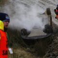 100 km/h ja kurvist välja: Soome ralliäss tegi jubeda avarii!
