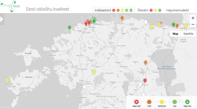 Tolm on muutnud õhukvaliteedi väga halvaks kolmes linnas.