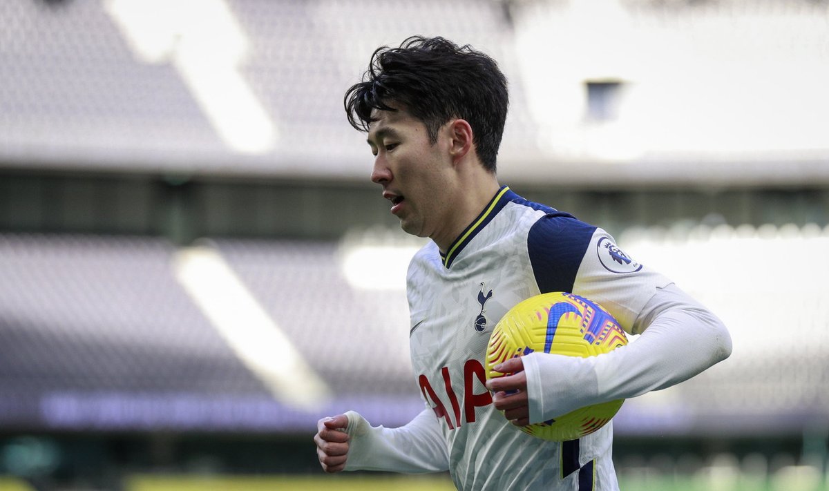 Heung-min Son lõi Tottenhami eest oma 100. värava.