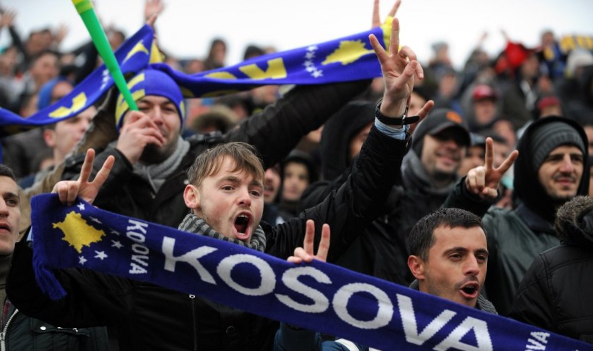 Kosovo fännid.