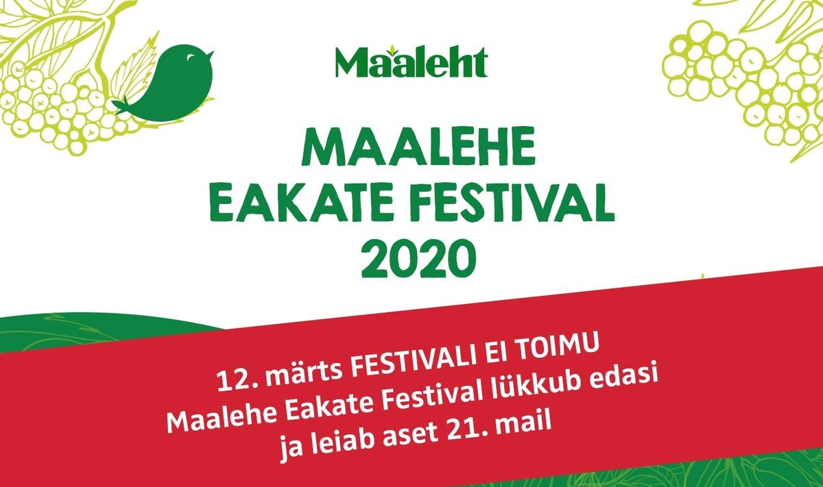Maalehe Eakate Festival lükkub edasi