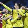 Rootsi koondise rekordimeheks tõusnud Zlatan Ibrahimovici tagasitulek kujunes edukaks